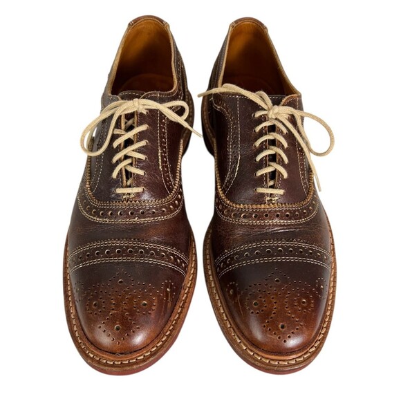 Allen Edmunds Strandmok Cap-toe Oxford Brogue Shoes w Dainite Rubber Sole  10 B main image 5